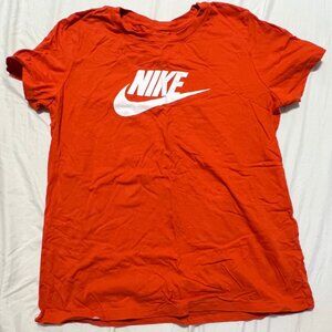 Orange Nike tee shirt